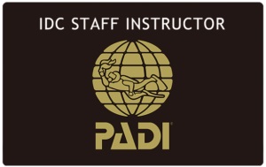 PADI IDCスタッフインストラクター